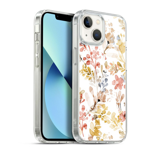 Ninola Wild Grasses Gold Plants Soft Gel Case for Apple iPhone 13