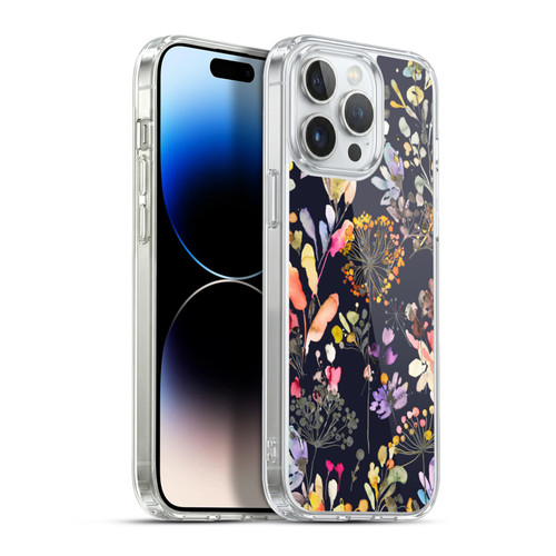 Ninola Wild Grasses Black Soft Gel Case for Apple iPhone 13 Pro Max & MagSafe