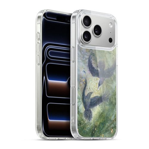 Stephanie Law Graphics Huginn And Muninn Soft Gel Case for Apple iPhone 17 Pro Max