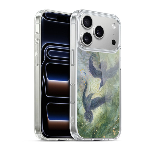Stephanie Law Graphics Huginn And Muninn Soft Gel Case for Apple iPhone 17 Pro