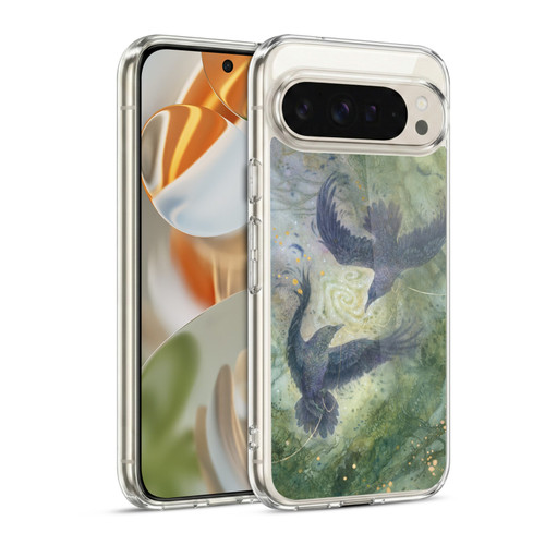 Stephanie Law Graphics Huginn And Muninn Soft Gel Case for Google Pixel 9 / Pixel 9 Pro