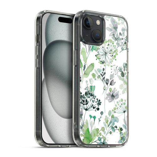 Ninola Wild Grasses Eucalyptus Soft Gel Case for Apple iPhone 15 Plus & MagSafe