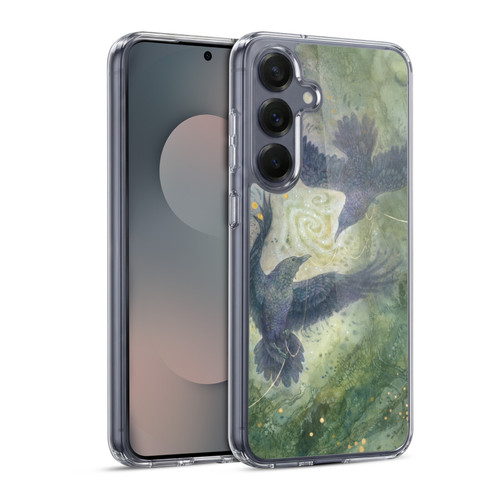 Stephanie Law Graphics Huginn And Muninn Soft Gel Case for Samsung Galaxy S25 & MagSafe