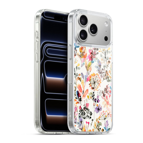Ninola Wild Grasses Multicolor Soft Gel Case for Apple iPhone 17 Pro Max