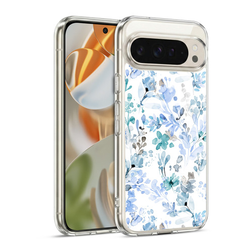 Ninola Wild Grasses Blue Plants Soft Gel Case for Google Pixel 9 / Pixel 9 Pro