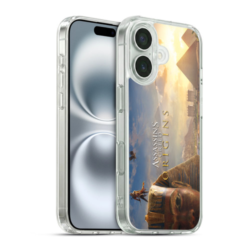 Assassin's Creed Origins Key Art Bayek Sphinx Soft Gel Case for Apple iPhone 16 & MagSafe