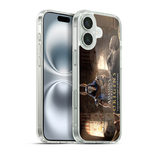 Assassin's Creed Origins Key Art Hetepi Soft Gel Case for Apple iPhone 16 Plus & MagSafe