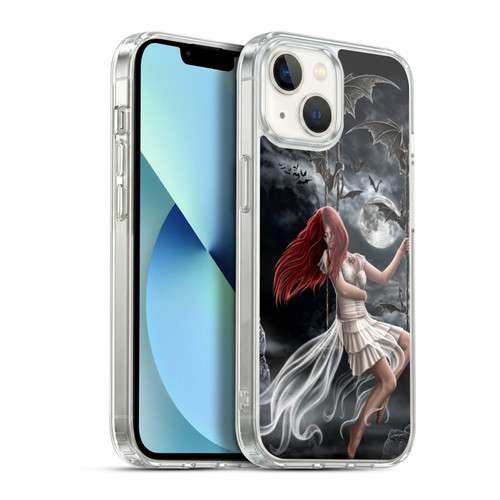 Sarah Richter Gothic Vampire Girl Soft Gel Case for Apple iPhone 13