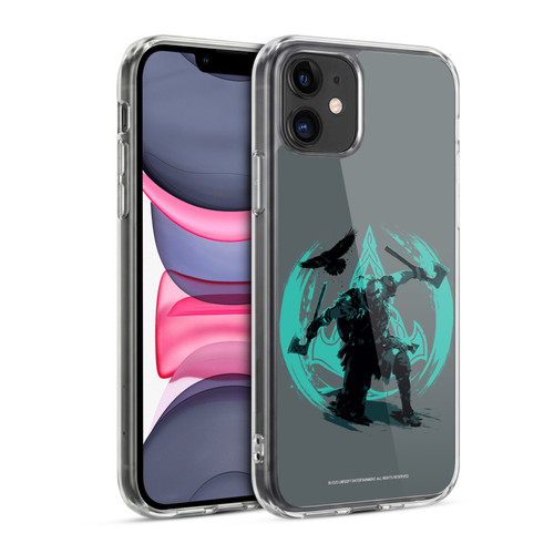 Assassin's Creed Valhalla Compositions Eivor Action Pose Soft Gel Case for Apple iPhone 11