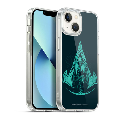 Assassin's Creed Valhalla Compositions Crest And Male Eivor Soft Gel Case for Apple iPhone 13