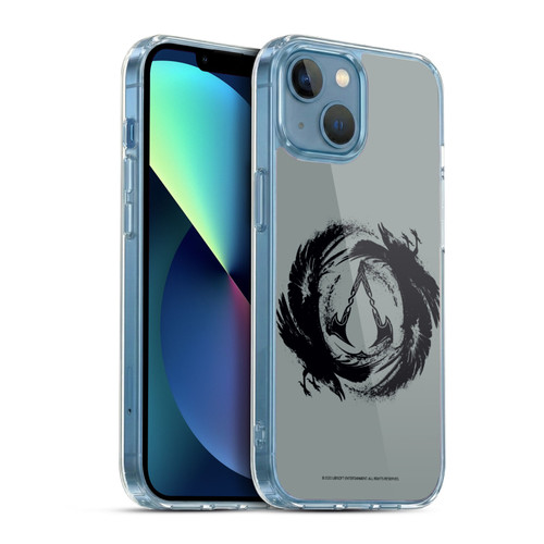 Assassin's Creed Valhalla Compositions Crest And Ravens Soft Gel Case for Apple iPhone 13 Mini & MagSafe