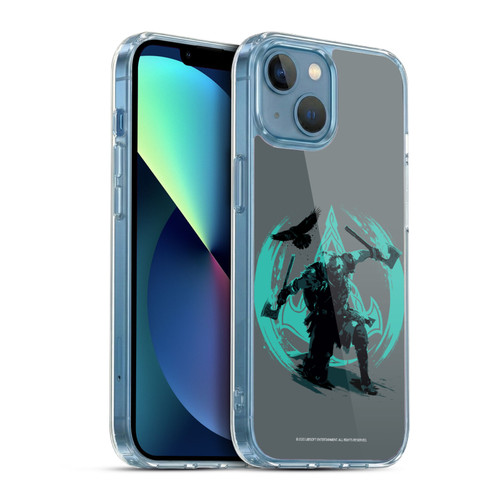 Assassin's Creed Valhalla Compositions Eivor Action Pose Soft Gel Case for Apple iPhone 13 Mini & MagSafe
