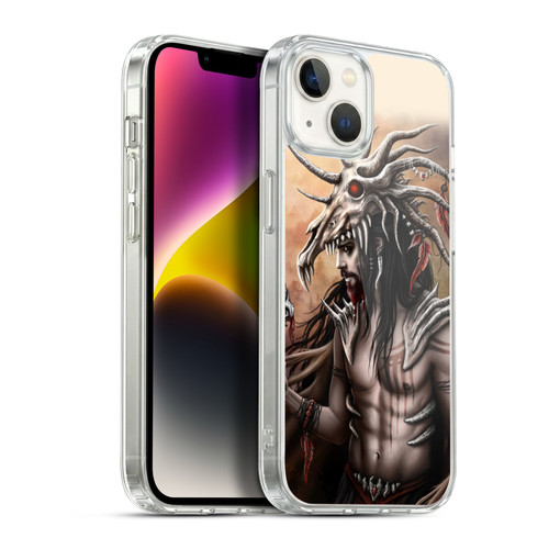 Sarah Richter Gothic Warrior Hunter Soft Gel Case for Apple iPhone 14 Plus & MagSafe