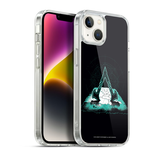 Assassin's Creed Valhalla Compositions Crest And Map Soft Gel Case for Apple iPhone 14 Plus & MagSafe