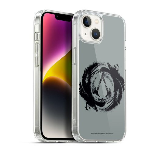 Assassin's Creed Valhalla Compositions Crest And Ravens Soft Gel Case for Apple iPhone 14 Plus & MagSafe