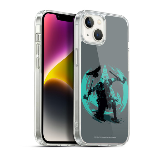 Assassin's Creed Valhalla Compositions Eivor Action Pose Soft Gel Case for Apple iPhone 14 Plus & MagSafe
