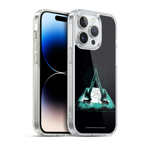 Assassin's Creed Valhalla Compositions Crest And Map Soft Gel Case for Apple iPhone 14 Pro & MagSafe