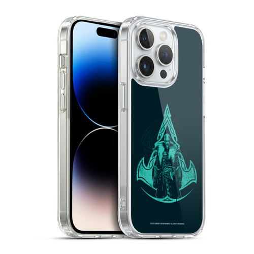 Assassin's Creed Valhalla Compositions Crest And Male Eivor Soft Gel Case for Apple iPhone 14 Pro & MagSafe