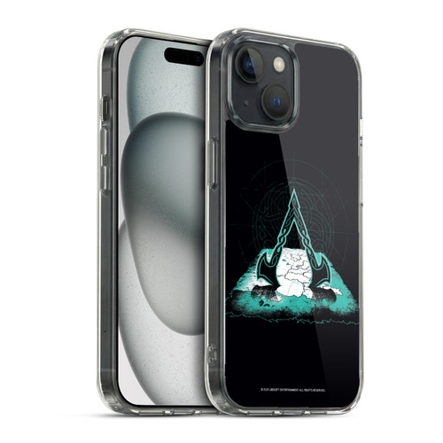 Assassin's Creed Valhalla Compositions Crest And Map Soft Gel Case for Apple iPhone 15 & MagSafe