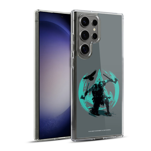 Assassin's Creed Valhalla Compositions Eivor Action Pose Soft Gel Case for Samsung Galaxy S23 Ultra 5G & MagSafe