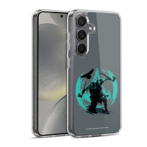 Assassin's Creed Valhalla Compositions Eivor Action Pose Soft Gel Case for Samsung Galaxy S24 5G & MagSafe