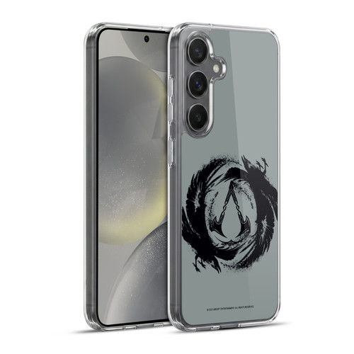 Assassin's Creed Valhalla Compositions Crest And Ravens Soft Gel Case for Samsung Galaxy S24+ 5G & MagSafe