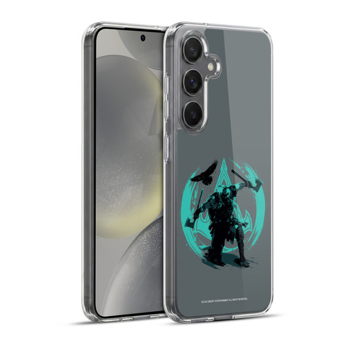 Assassin's Creed Valhalla Compositions Eivor Action Pose Soft Gel Case for Samsung Galaxy S24+ 5G & MagSafe