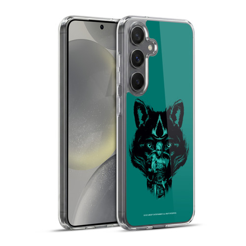 Assassin's Creed Valhalla Compositions Wolf Kissed Female Eivor Soft Gel Case for Samsung Galaxy S24+ 5G & MagSafe