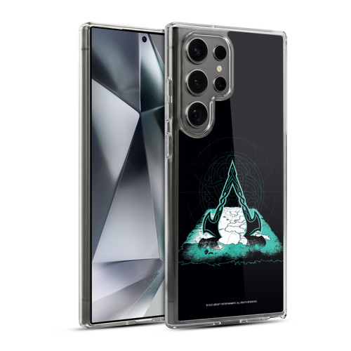 Assassin's Creed Valhalla Compositions Crest And Map Soft Gel Case for Samsung Galaxy S24 Ultra 5G & MagSafe