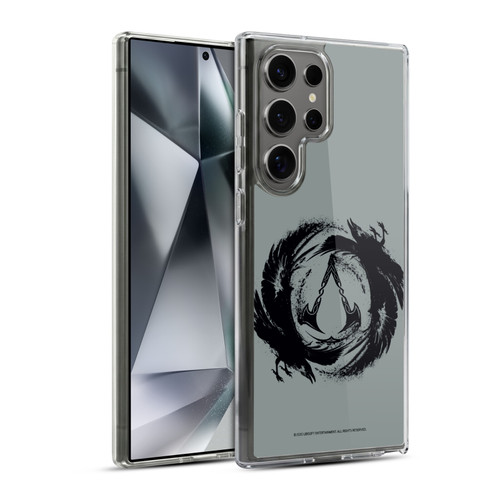 Assassin's Creed Valhalla Compositions Crest And Ravens Soft Gel Case for Samsung Galaxy S24 Ultra 5G & MagSafe