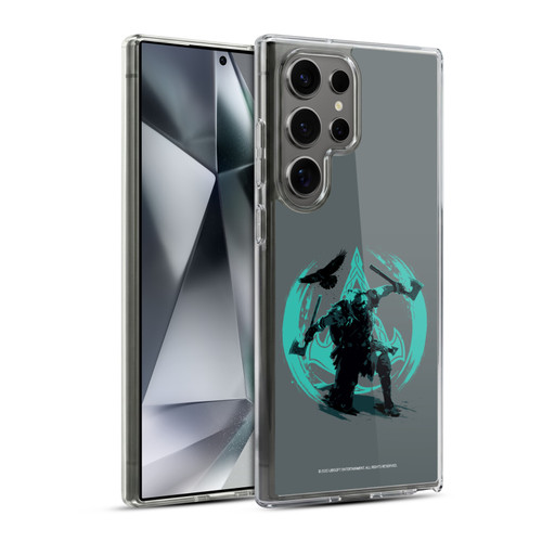 Assassin's Creed Valhalla Compositions Eivor Action Pose Soft Gel Case for Samsung Galaxy S24 Ultra 5G & MagSafe