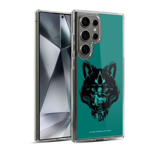 Assassin's Creed Valhalla Compositions Wolf Kissed Female Eivor Soft Gel Case for Samsung Galaxy S24 Ultra 5G & MagSafe
