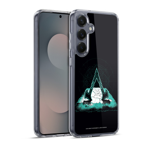 Assassin's Creed Valhalla Compositions Crest And Map Soft Gel Case for Samsung Galaxy S25+ & MagSafe