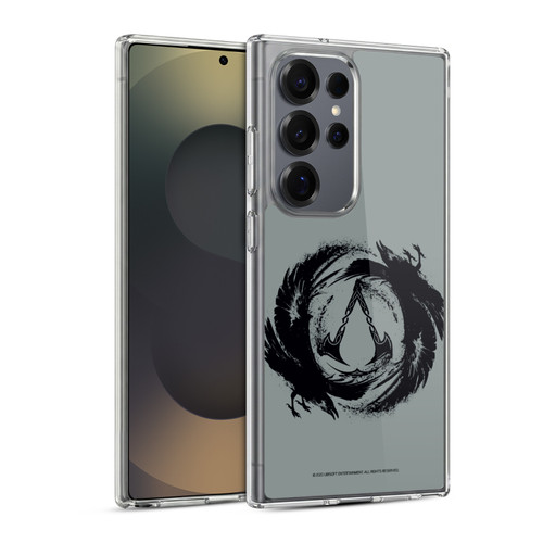 Assassin's Creed Valhalla Compositions Crest And Ravens Soft Gel Case for Samsung Galaxy S25 Ultra & MagSafe