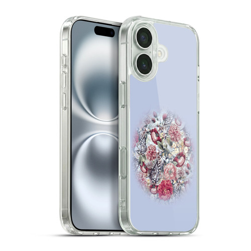 Riza Peker Animal Abstract Blooming Life Soft Gel Case for Apple iPhone 16 Plus & MagSafe