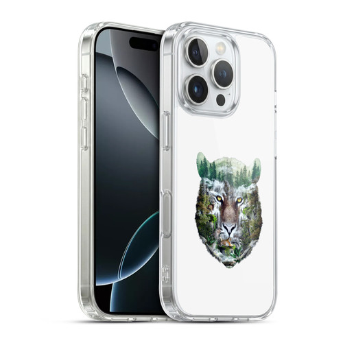 Riza Peker Animal Abstract Tiger Nature Soft Gel Case for Apple iPhone 16 Pro & MagSafe