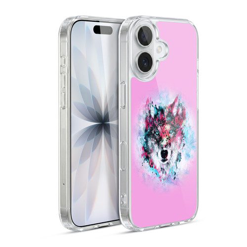 Riza Peker Animal Abstract Wolf Art Soft Gel Case for Apple iPhone 17