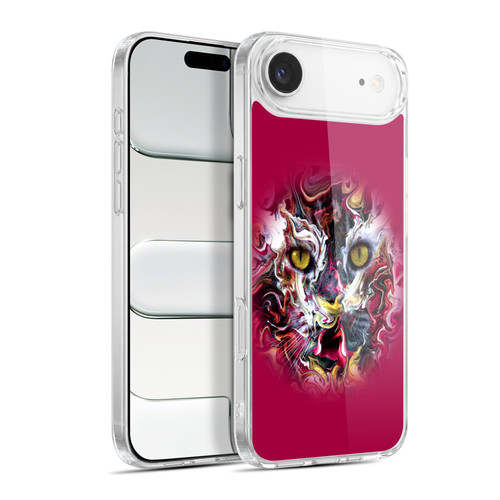 Riza Peker Animal Abstract Feline Gaze Soft Gel Case for Apple iPhone 17 Air