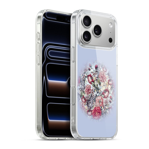 Riza Peker Animal Abstract Blooming Life Soft Gel Case for Apple iPhone 17 Pro Max