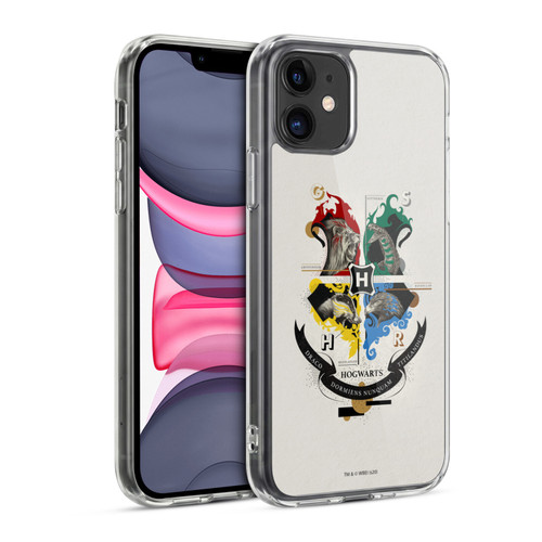 Harry Potter Deathly Hallows XXVII Hogwarts Soft Gel Case for Apple iPhone 11
