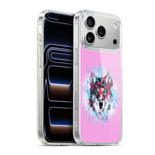Riza Peker Animal Abstract Wolf Art Soft Gel Case for Apple iPhone 17 Pro Max