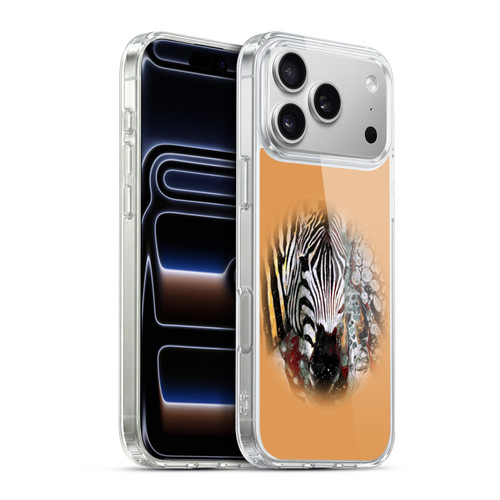 Riza Peker Animal Abstract Zebra Abstract Soft Gel Case for Apple iPhone 17 Pro Max