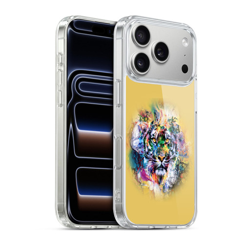 Riza Peker Animal Abstract Abstract Tiger Soft Gel Case for Apple iPhone 17 Pro