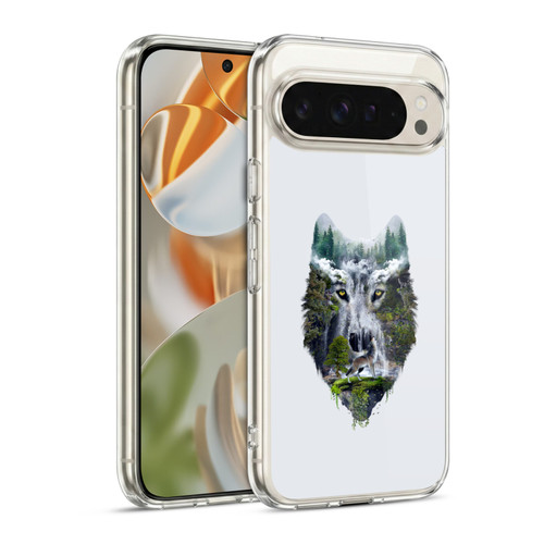 Riza Peker Animal Abstract Wolf Nature Soft Gel Case for Google Pixel 9 / Pixel 9 Pro