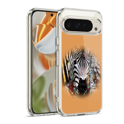 Riza Peker Animal Abstract Zebra Abstract Soft Gel Case for Google Pixel 9 / Pixel 9 Pro