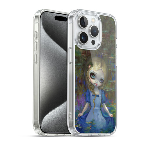 Strangeling Art Impressionist Water Lilies Soft Gel Case for Apple iPhone 15 Pro & MagSafe