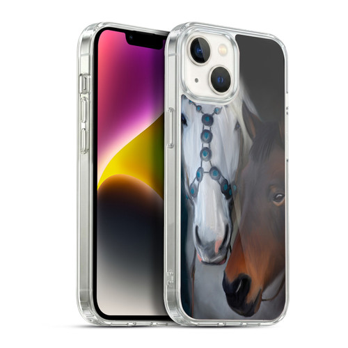 Simone Gatterwe Animals 3 Painted Horse Soft Gel Case for Apple iPhone 14