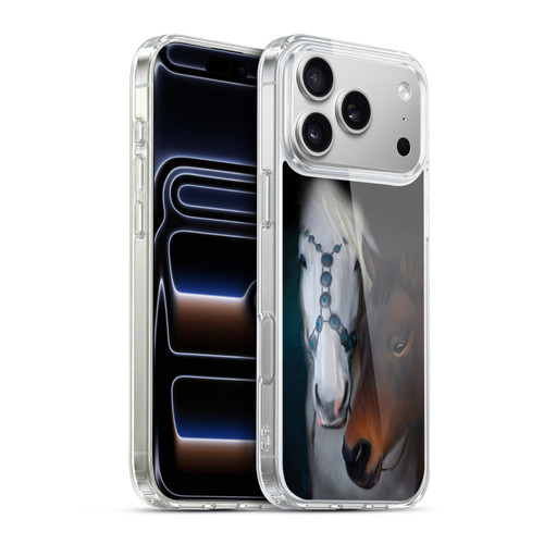 Simone Gatterwe Animals 3 Painted Horse Soft Gel Case for Apple iPhone 17 Pro Max