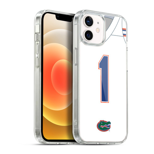 University Of Florida UF University of Florida Jersey Football White Soft Gel Case for Apple iPhone 12 / iPhone 12 Pro & MagSafe