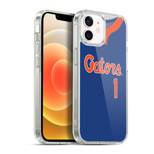 University Of Florida UF University of Florida Jersey Softball Blue Soft Gel Case for Apple iPhone 12 / iPhone 12 Pro & MagSafe